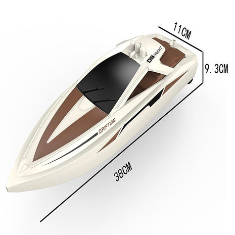 Rc race boat H109- 2.4GHZ -TKKJ SPEED Boat - 20KM/H - 1:28