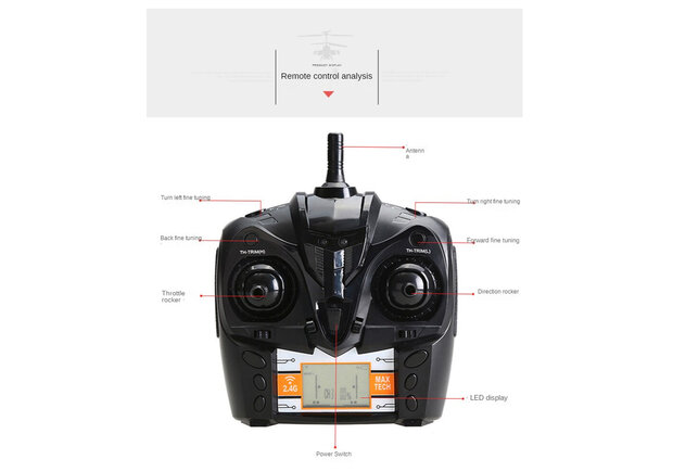 Radiografische boot - H110 -2.4ghz -20KM/U