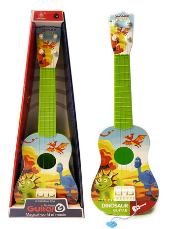 Dinosaurus gitaar - 4 snaren - Guitar G - 54CM 