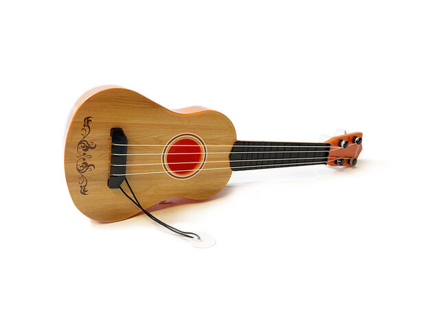 Gitarre mit 4 Saiten - 40 cm - Spielzeuggitarre