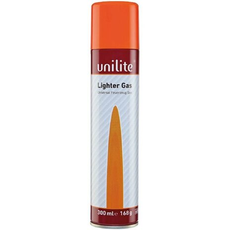 Unilite Gas -  300ML - universeel gasfles - aanstekers