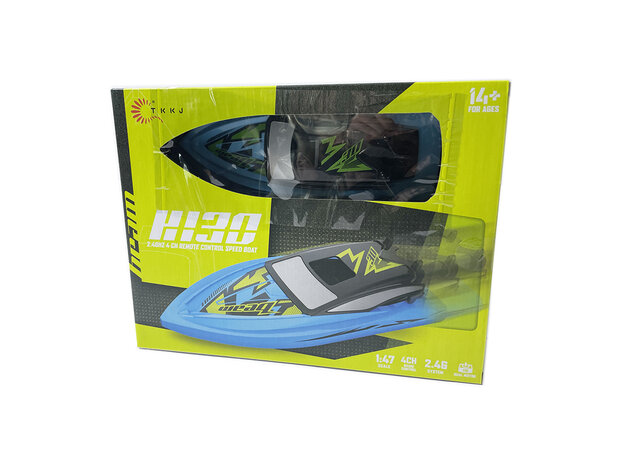 Bateau pilotable - H130 TKKJ -10km/h - rechargeable - 2.4ghz