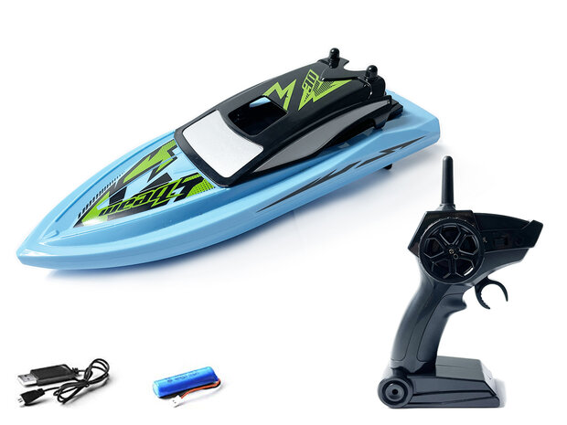 Steerable boat - H130 TKKJ -10km/h - rechargeable - 2.4ghz