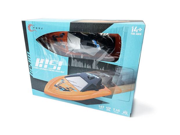 Rc boat H151 TKKJ -10km/h rechargeable - 2.4ghz - 1:47
