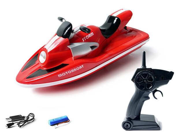 RC jet ski RISE H137 - rechargeable boat - 2.4GHZ -10km/h - 1:47