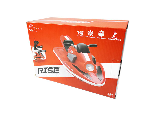 RC jet ski RISE H137 - rechargeable boat - 2.4GHZ -10km/h - 1:47