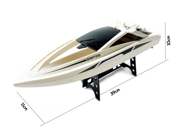 RC-Rennboot H109- 2,4 GHZ - TKKJ SPEED Boat - 20 km/h - 1:28