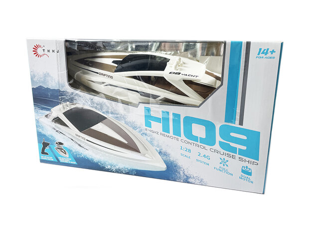 Rc race boot H109- 2.4GHZ -TKKJ SPEED Boat - 20KM/U - 1:28