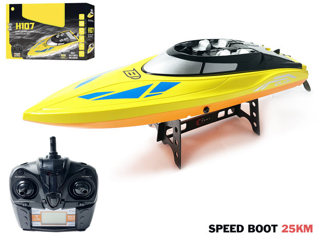 Rc-Rennboot H107- 2,4 GHZ - TKKJ SPEED Boat - 25 km