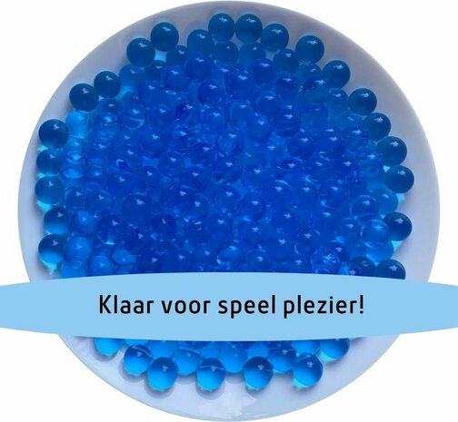 Gel balls - 10,000 pieces -orbeez balls - 7-8mm blue color