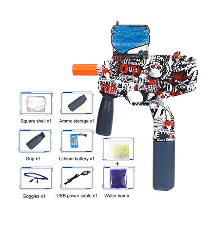 Gel Blaster - MP9  -  compleet set - oplaadbaar - 31CM