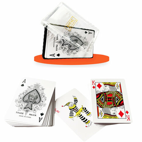 Playing card - waterproof - 100% plastic - BOVAL