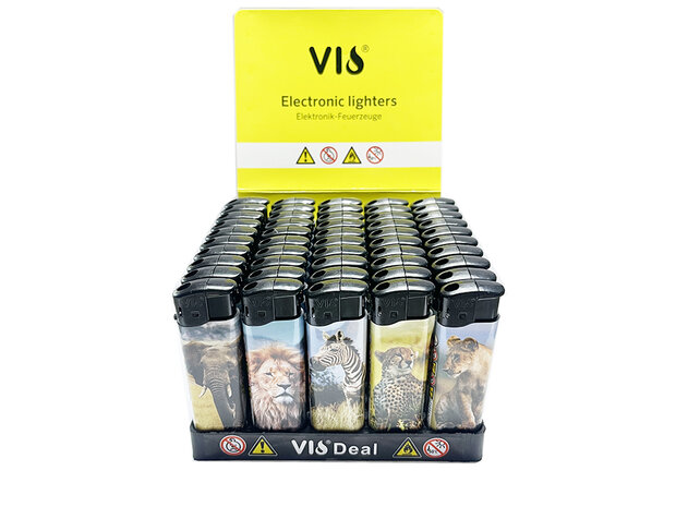 Unilite Vio electronic aanstekers Sleeve Deal mix (10 ass.) 50 stuks per tray