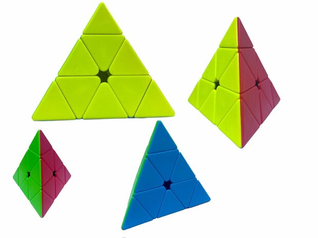 Pyraminx-W&uuml;rfel &ndash; Denksportaufgabe &ndash; Pyramidenform &ndash; 9,5 cm