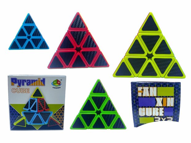 Cube Pyraminx - casse-t&ecirc;te - forme pyramidale - 9.5CM z