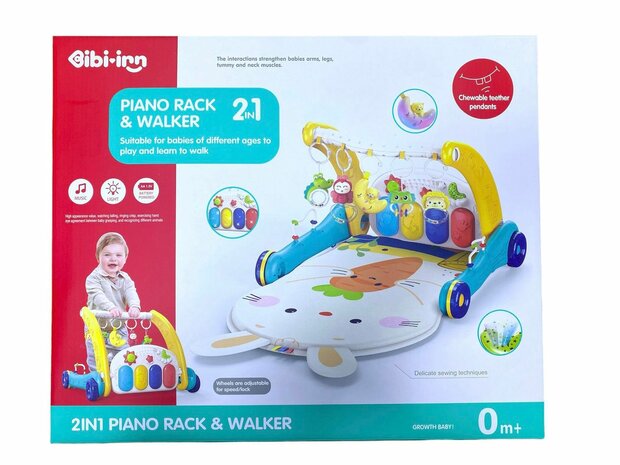 Baby Walker + Baby Mat Educational Baby Toys 2in1