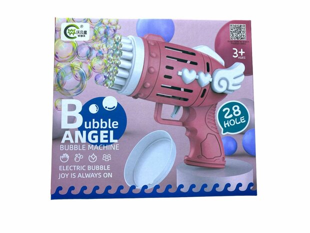 Bubble Blower 26 Holes Soap Bubbles Electric