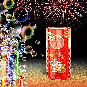 Electric Bubble Blower 12 Hole New Year