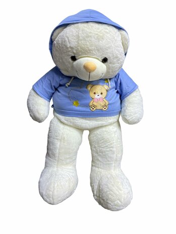 Teddybeer plus met t-shirt 110cm
