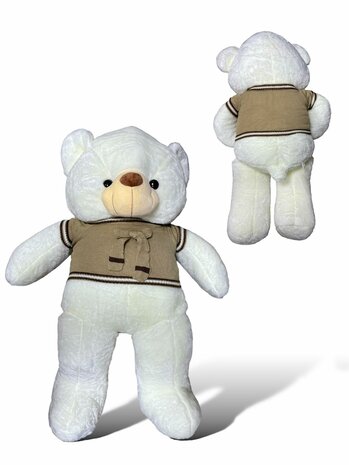 Knuffelbeer Teddybeer plus met Brownie t-shirt 110cm