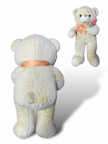 Cuddly bear with heart and LOVE YOU 75cm