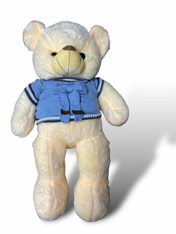 Knuffelbeer Teddybeer plus met shirt 75cm