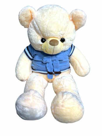 Knuffelbeer Teddybeer plus met shirt 75cm