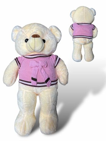 Kuschelb&auml;r Teddyb&auml;r Plus mit Hemd 75cm