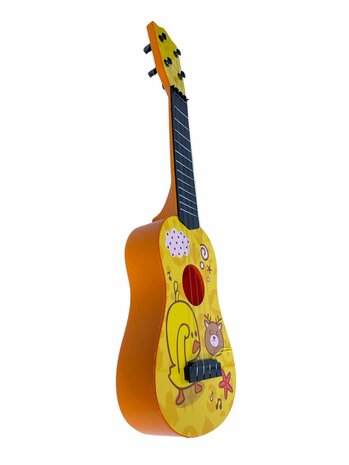 Guitare Jaune - Guitare Enfant 4 CORDES 54CM