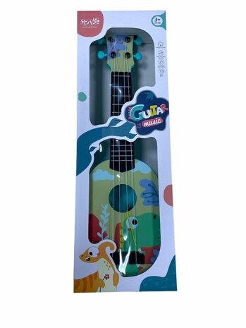 GUITARE DINOSAURE GUITARE 4 CORDES 54CM