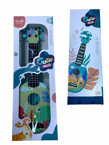 GUITARE DINOSAURE GUITARE 4 CORDES 54CM