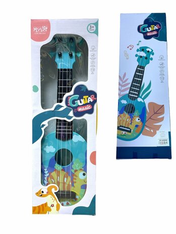 GUITARE DINOSAURE GUITARE 4 CORDES 54CM