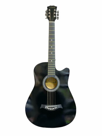 Guitar cutaway with 6 strings western acoustic 38&quot; mix color