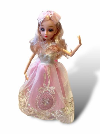 Dancing princess dolls toy rotating dancing princess with light and music