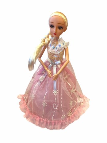 Tanzende Prinzessin-Puppenspielzeug, rotierende tanzende Prinzessin mit Licht und Musik