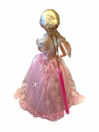 Dancing princess dolls toy rotating dancing princess with light and music