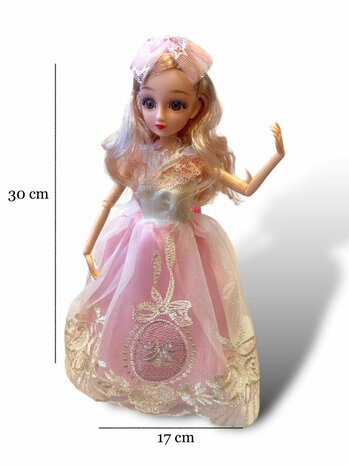 Dancing princess dolls toy rotating dancing princess with light and music