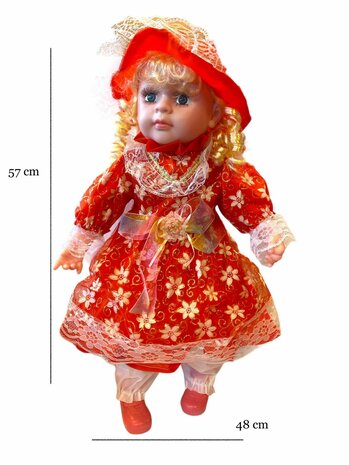 BABY DOLL CUTE AND SOFT STUFFED BABY DOLL MAKES 12 BABY SOUNDS 57 CM