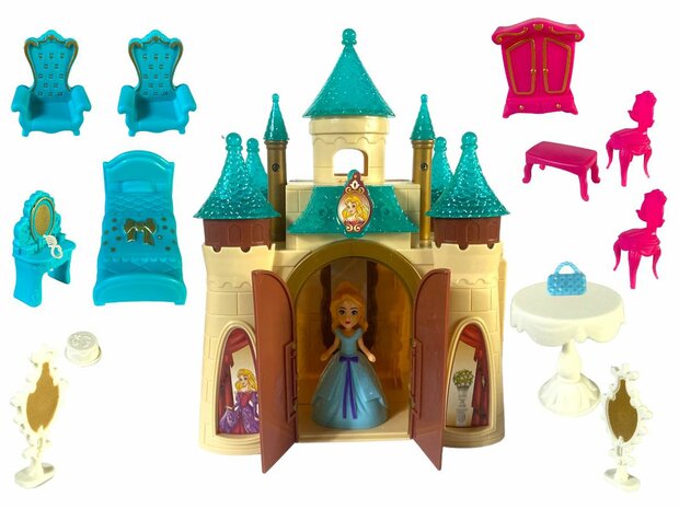 Princess Castle - Ensemble de jeu Dream Castle plus 15 accessoires