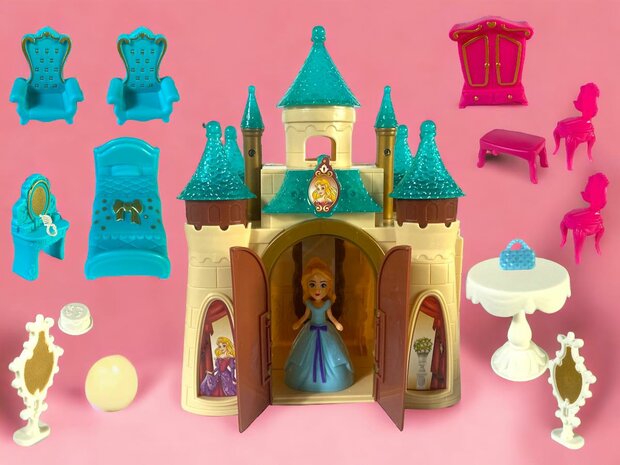 Prinsessenkasteel - Speelset Dream Kasteel plus Plus muziek en licht 19 accessoires