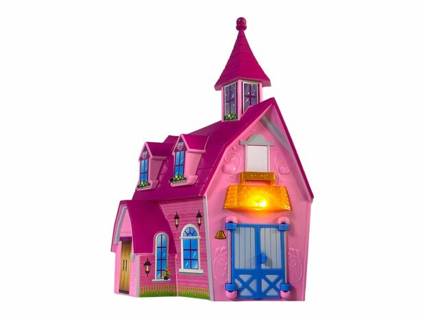 Prinzessinnenschloss - Spielset Dream Castle plus Plus Musik und Licht 19 Zubeh&ouml;rteile