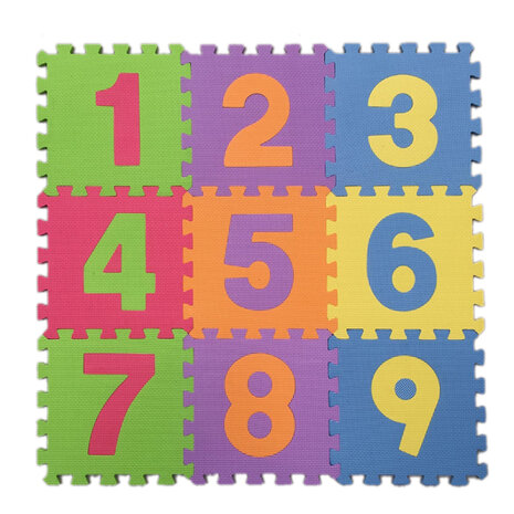 Puzzelmat cijfers