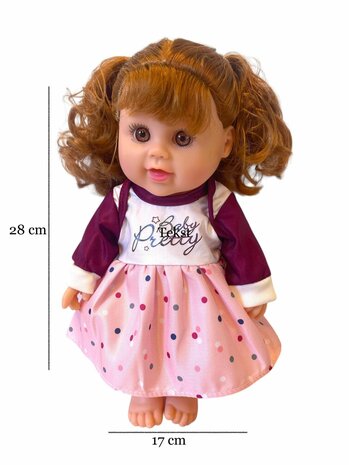 New Born Baby - 28 cm faishon Baby doll - drinking and urination function - baby doll