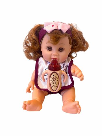 Faishon Baby Doll New Born Baby - 28 cm - fonction boisson et miction + Son