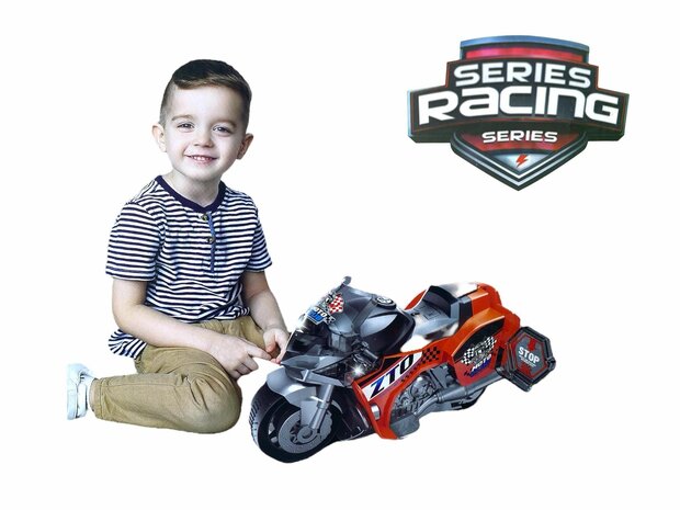 Speelgoed race motor met geluid en lichtjes 1:16 Racing