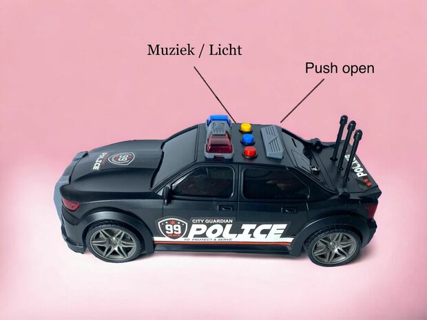 Polizeiauto USA mit Licht und Sound 24cm