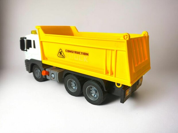 Work vehicle toy with loading platform - tipping body - with light and sound 25CM