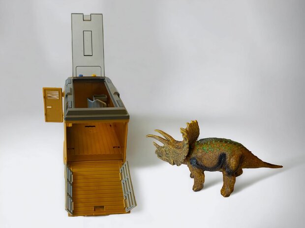 Camion dinosaure - Camion Dinos - Avec lumi&egrave;re et son 27cm