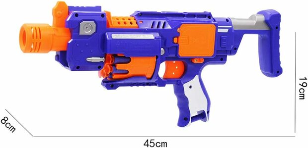 Electric foam soft bullet toy gun, 20 special darts.