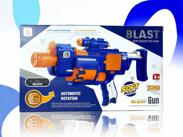 Electric foam soft bullet toy gun, 20 special darts.